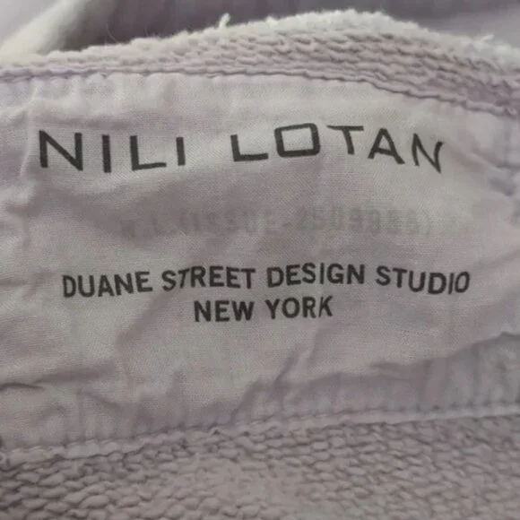 Nili Lotan Rayne Lavender Sweatshirt Small - Picture 4 of 6